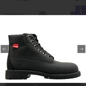 Timberland Helcor Black Boots Size 6.5 Men's/8.5 Woman's